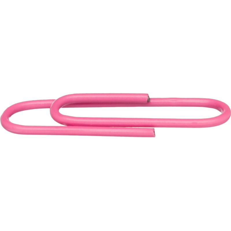 Скрепки КОМУС с полимерным покрытием, 28 мм, разноцветные,100 шт/уп