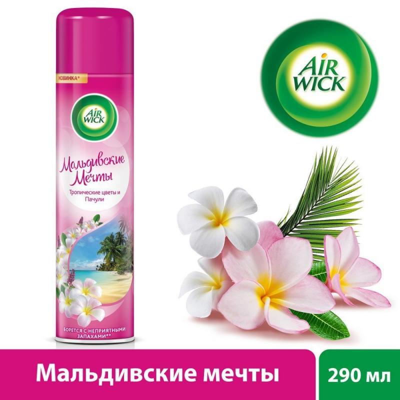 Освежитель воздуха Air Wick Мальдив мечты: Тропич цветы и Пачули 290 мл