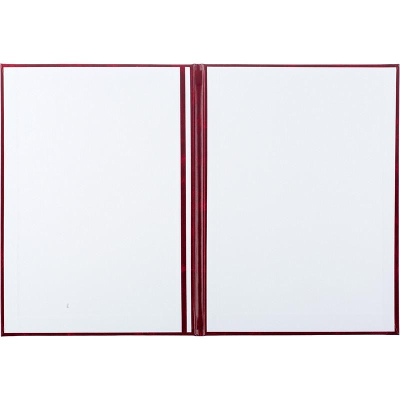 Папка адресная бумвинил, бордо, А4