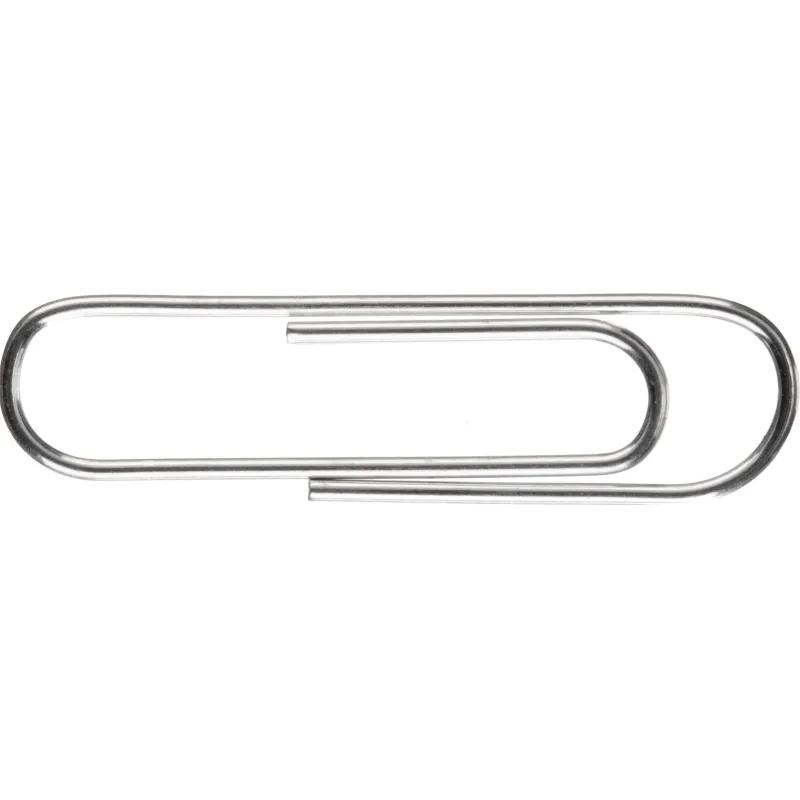 Скрепки Комус оцинкованные 28 мм, негофрированные, 100шт/уп