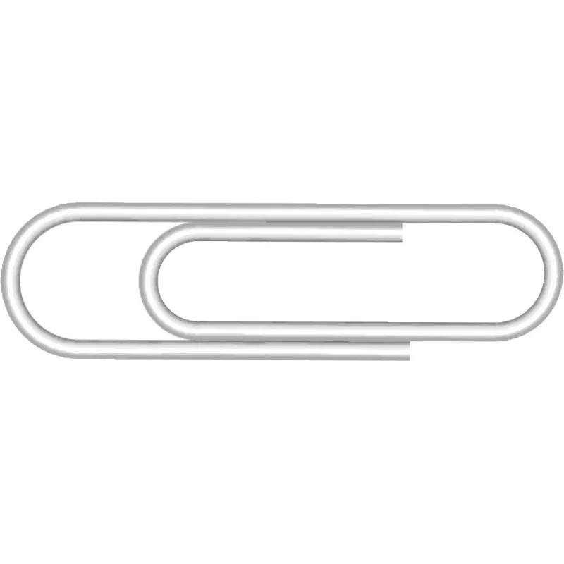 Скрепки Комус с полимерным покрытием, 50 мм,разноцветные, 50 шт/уп