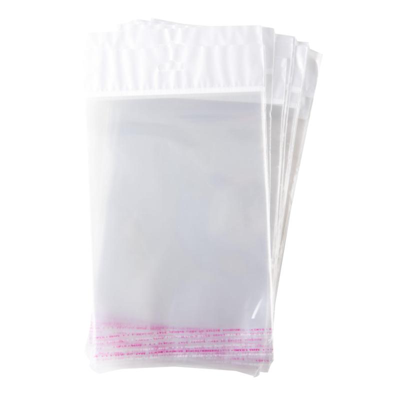 Пакет БОПП 150х200мм +30мм клапан со скотчем, европодвес 25 мкм 100 шт/уп