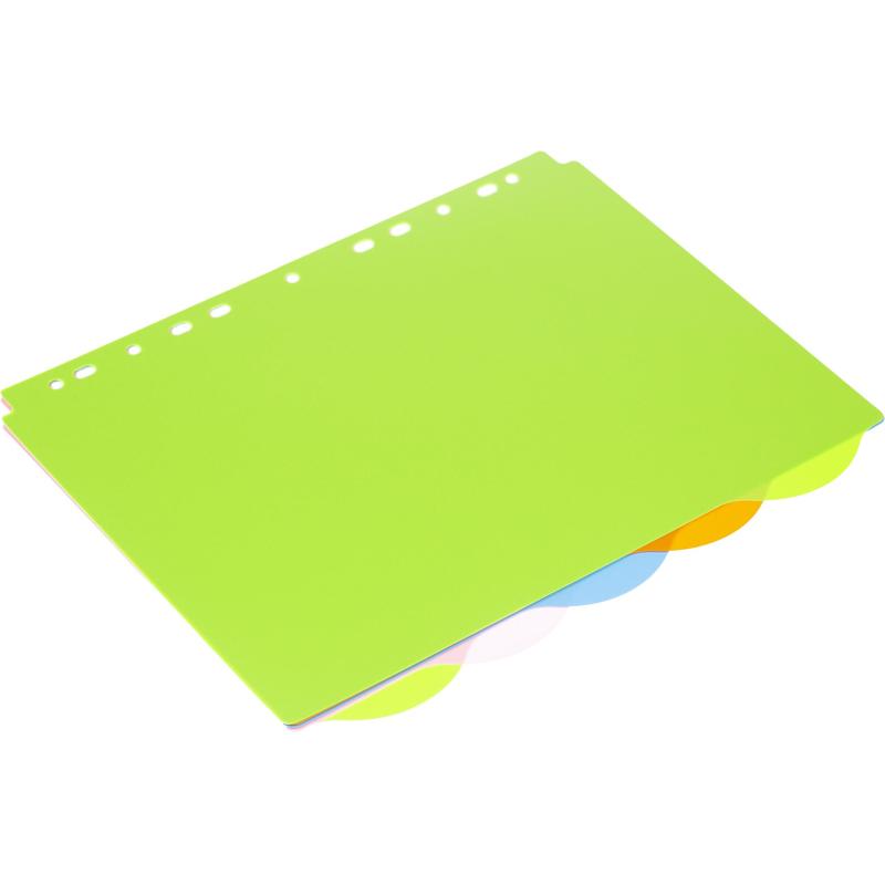 Разделитель листов А4+ 5л., полукруг, Attache Selection