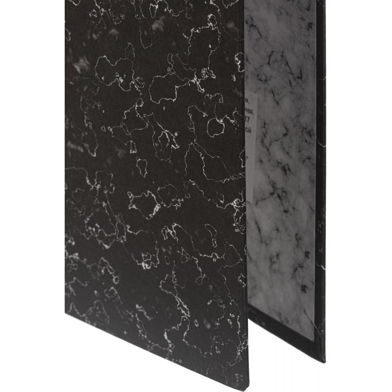 Папка-регистратор 50 мм мрамор ч/б (реестр)