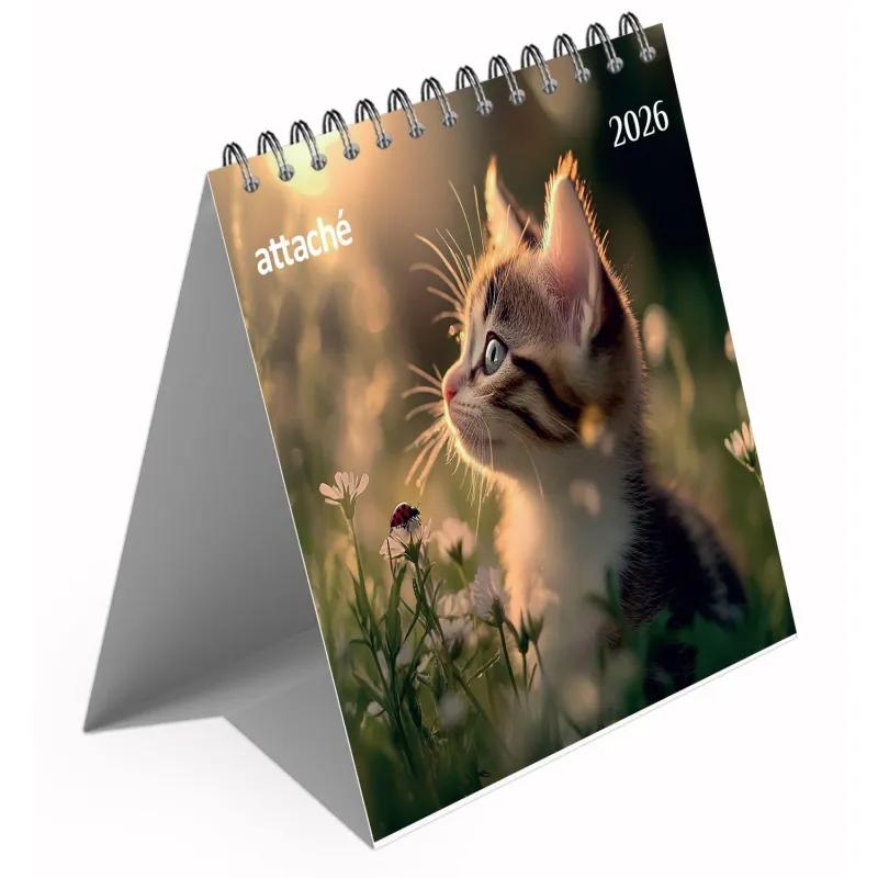 Календарь-домик настольный 2026 Atache, Котенок, 120х110