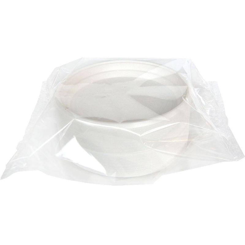 Тарелка одноразовая Комус d 165 мм, бел., ПП, 100шт./уп