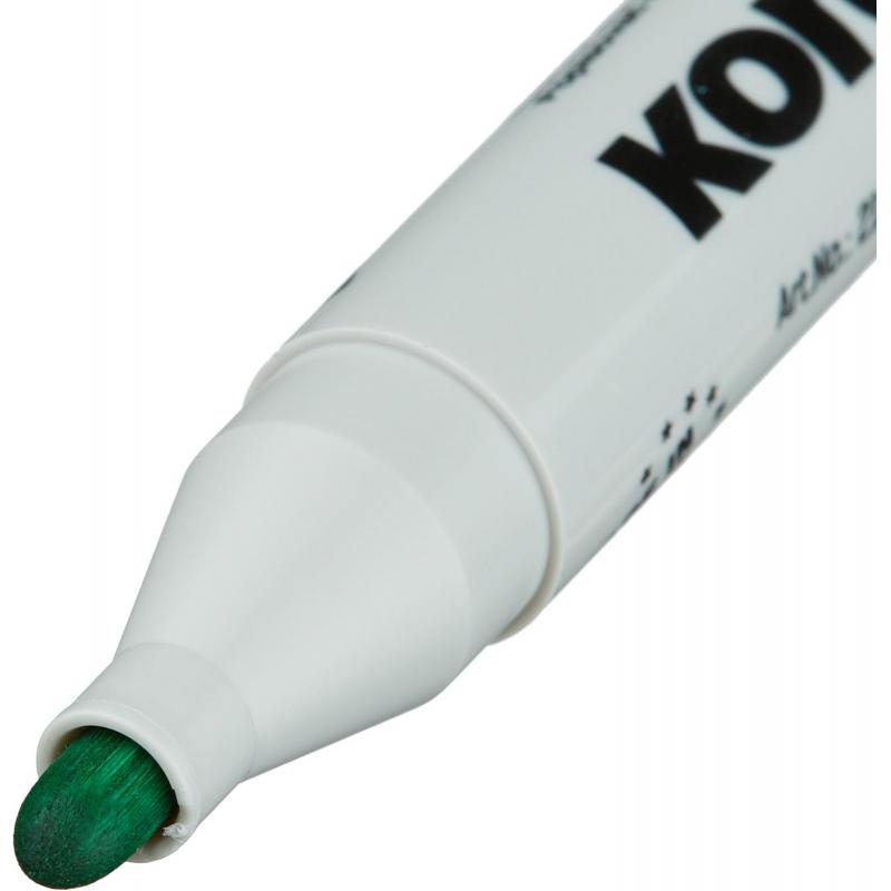 Маркер для флипчартов по бумаге KORES XF1 зеленый 21305