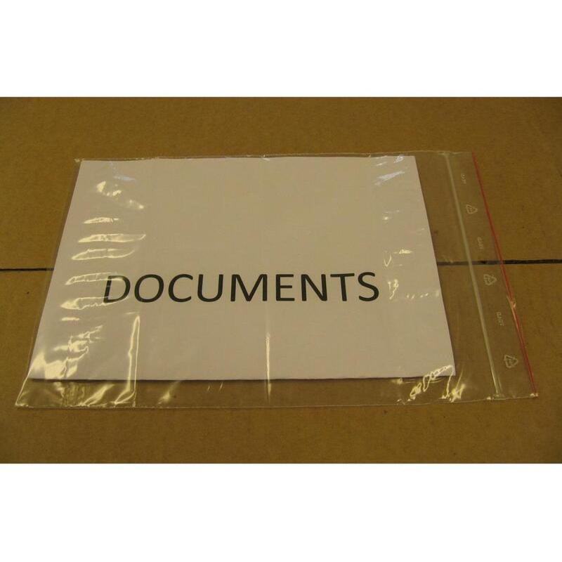 Пакет для сопр.док. из прозр.п/э ZIP-Lock С4, 235х300, 250 шт/уп