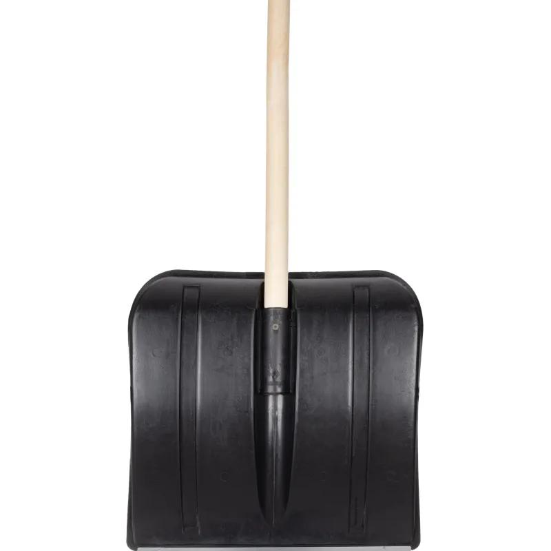 Лопата в сборе с берез/черенк 1сорт D32мм 400х370мм пласт/ковш оцинк планка