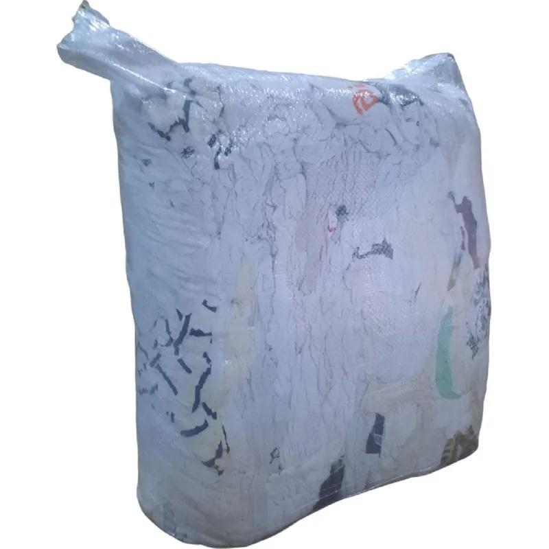 Ветошь трикотаж белый с вкраплениями_Б, 10кг