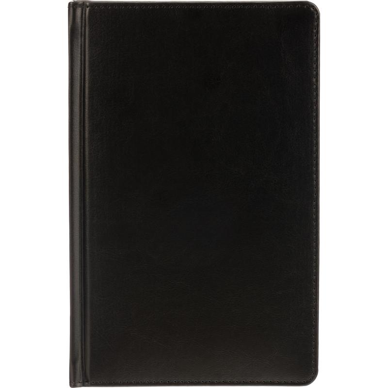 Ежедневник недатированный Attache А5, 160л, 138x213мм под кожу, черный