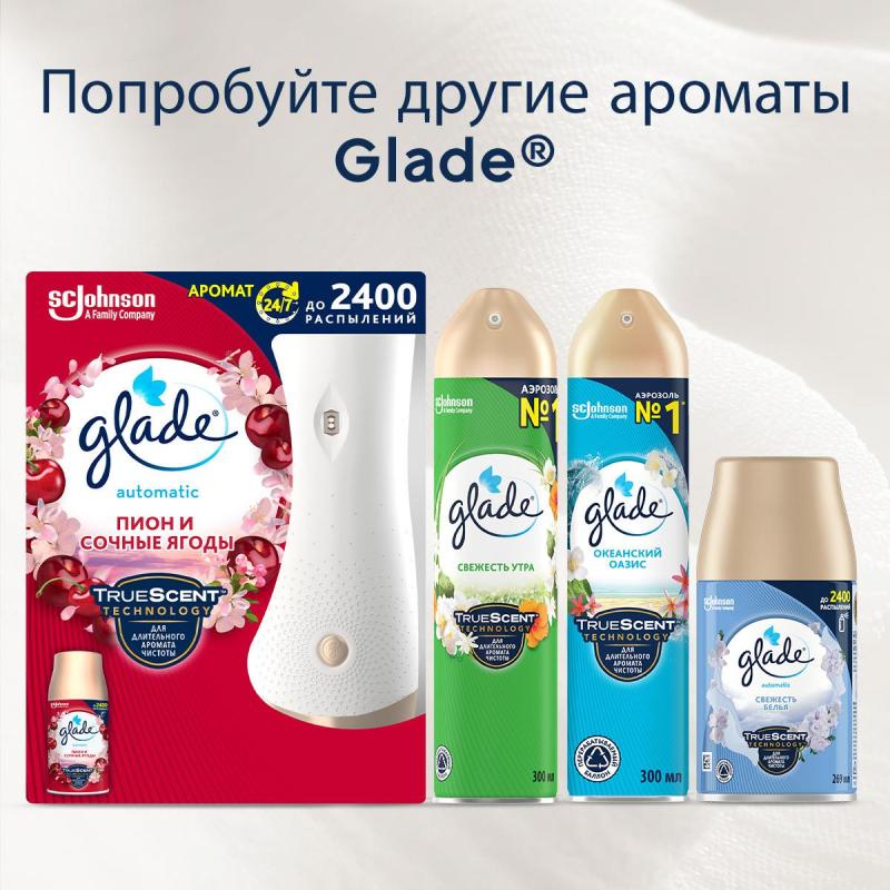 Баллон сменный для автоосвежителя Glade Сицилийский лимонад и мята  269 мл