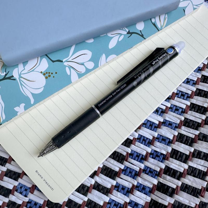 Ручка гелевая авт.со стир.черн. DeleteClick.xPro Nero 0,5мм,син 20-0320/11