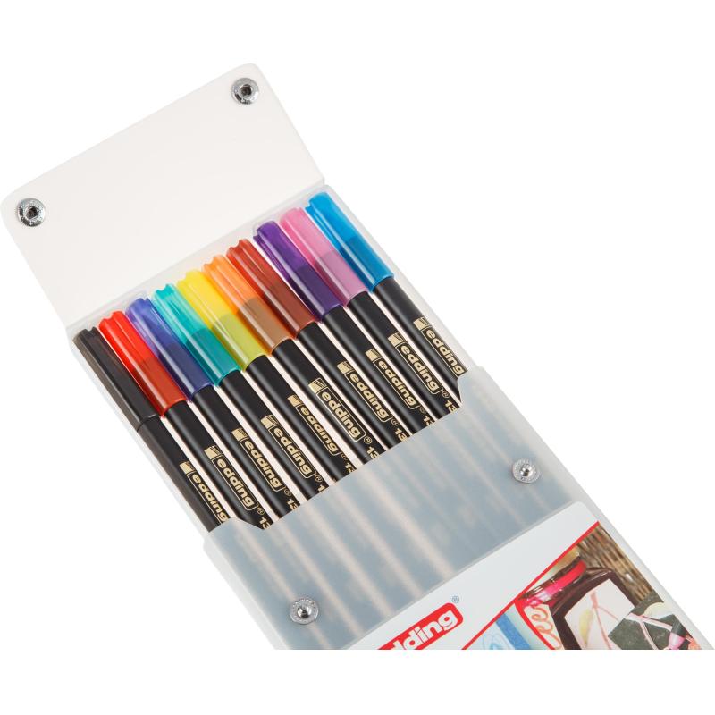 Ручка Кисть,10цв,Edding,1340