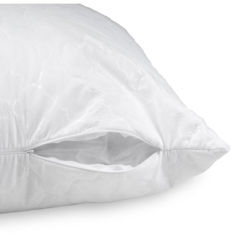 Чехол на подушку 70х70 Luscan (микрофибра с тиснен., стежка), застеж. мол