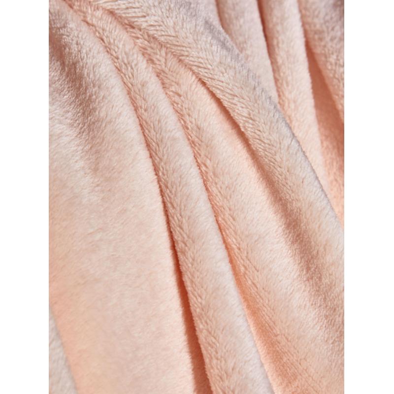 Плед микрофибра Luscan, фольга бежевый 200х220