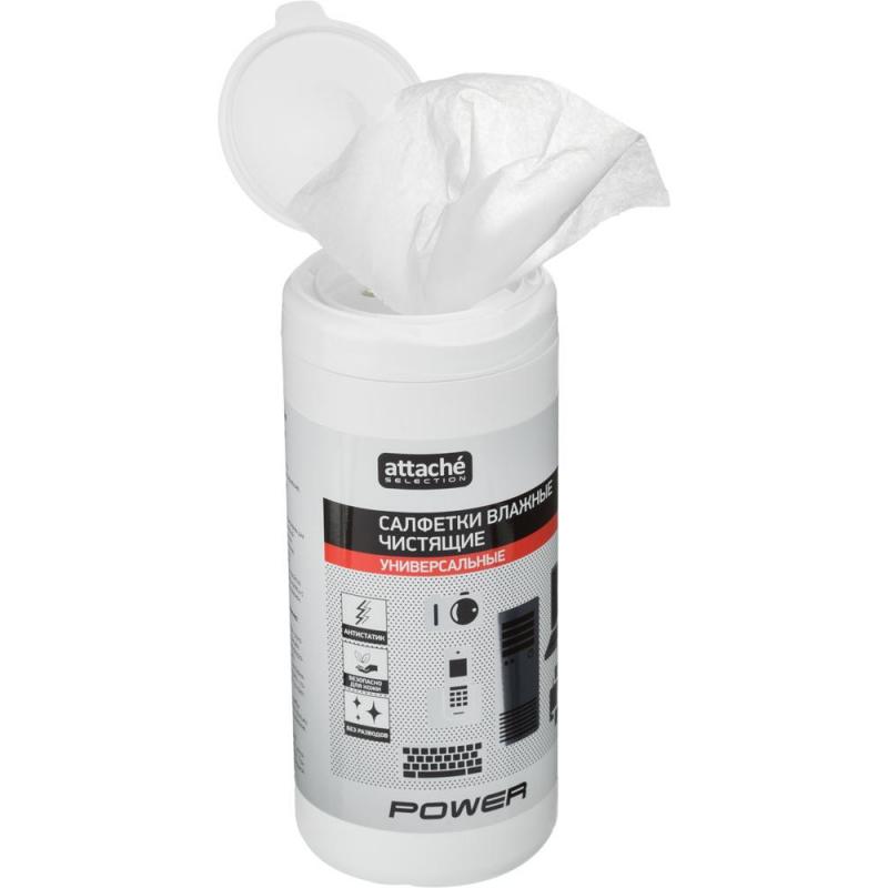 Салфетки универс Luscan, туба, а/бакт, 100 шт, 130х170