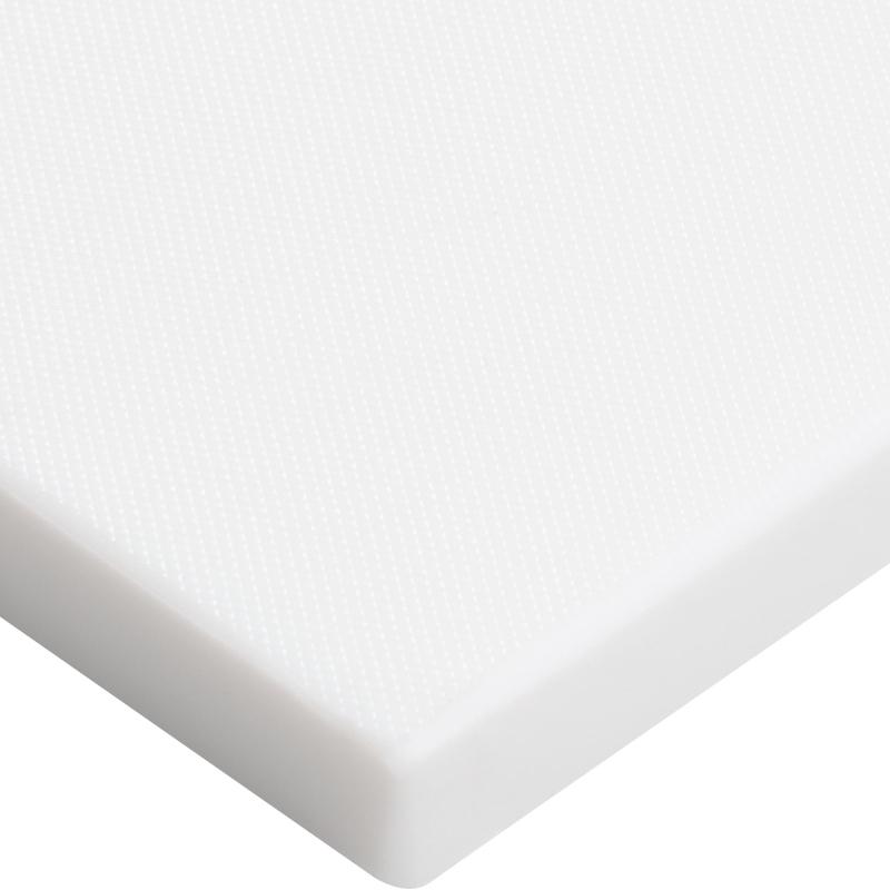 Доска разделочная 600х400х18 белая пластик (мки307)