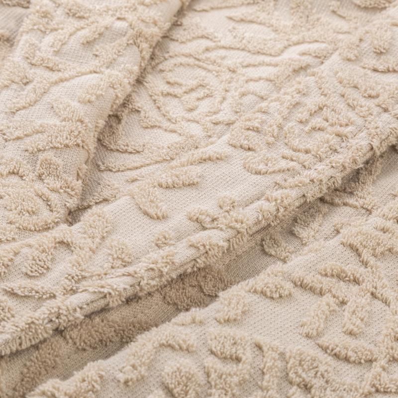 Халат  Махровый  ROESIA Шалевый Женский бежевый, XXL, 300гр/м2