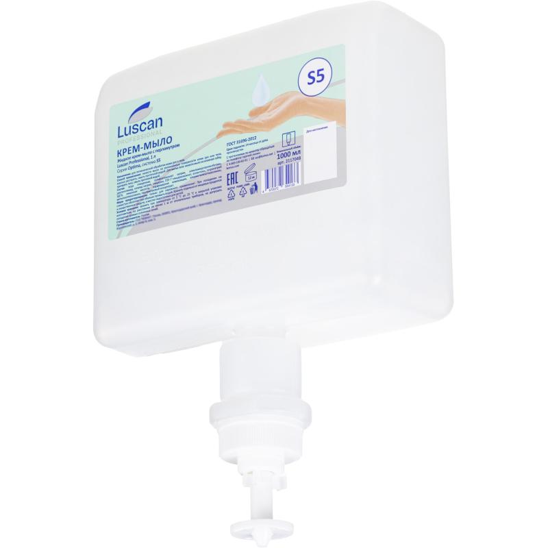 Картридж с жидким крем-мылом перламутр Luscan Prof Optima S5, 1л