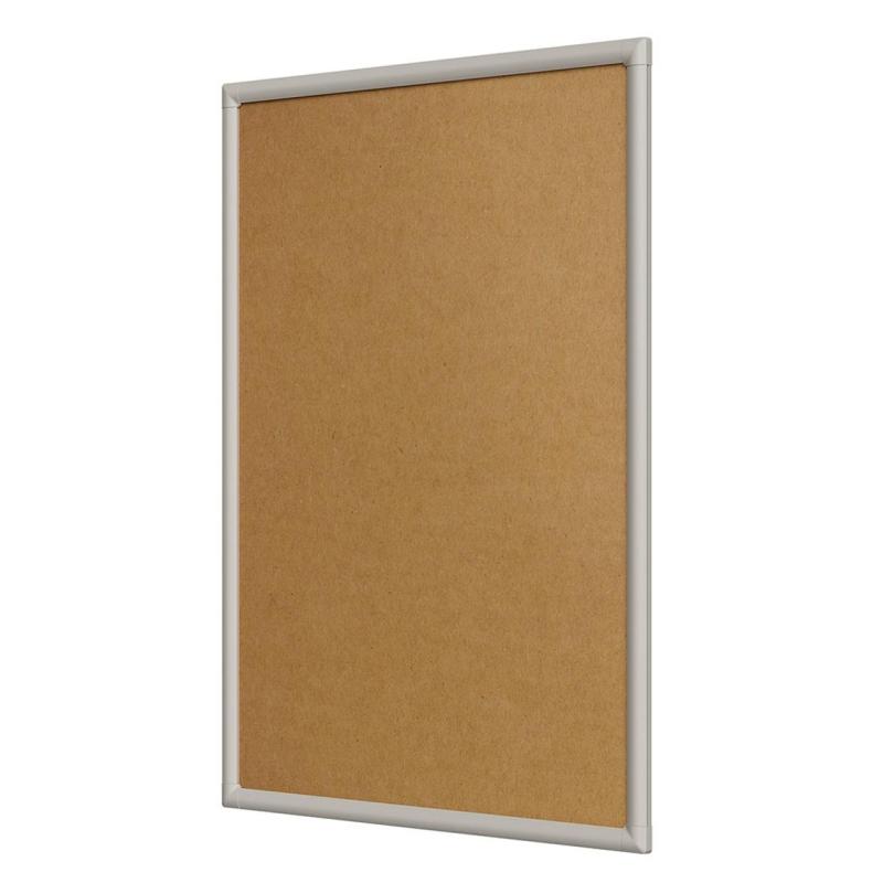 Рамка А1 Attache пласт.клик-профиль, углы прямоугольные, цвет серый