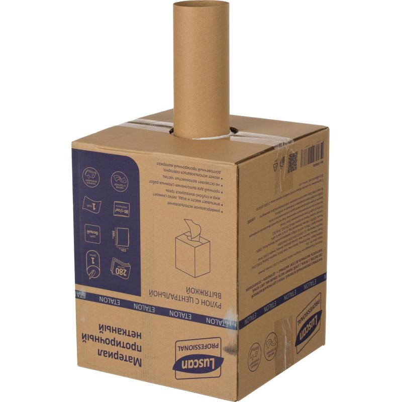 Материал протирочный нетканый Luscan Professional 80г 32х38см 280л/рул бел