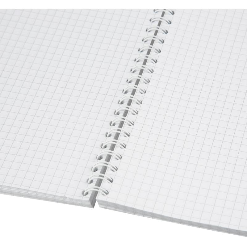 Бизнес-тетрадь А4 96л Attache Градиент Фиолет клетка, 65г, греб, УФ-лак