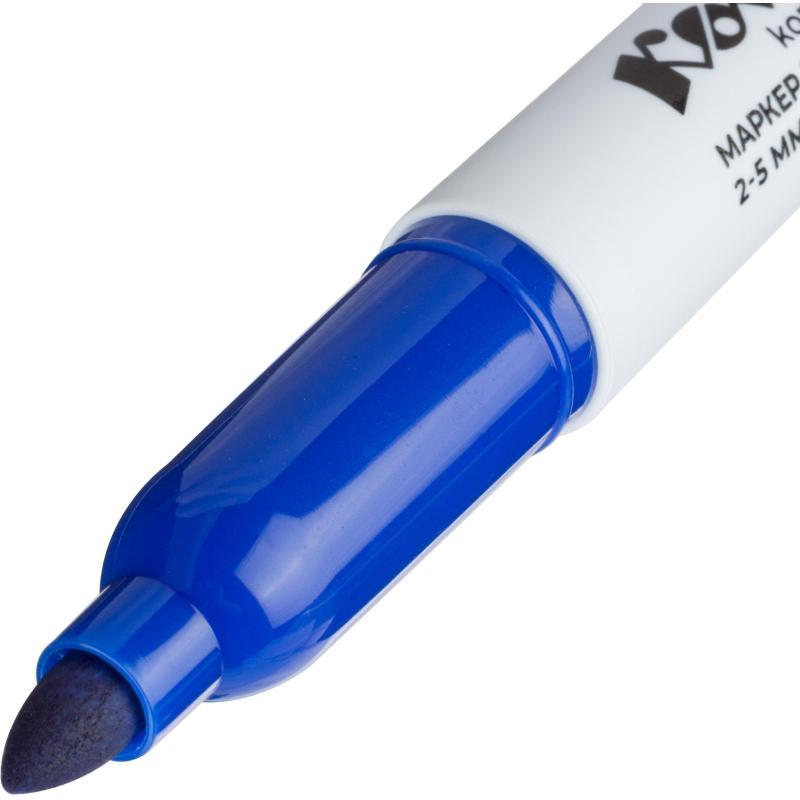 Маркер для белых досок КОМУС BY2304 синий 2-5мм