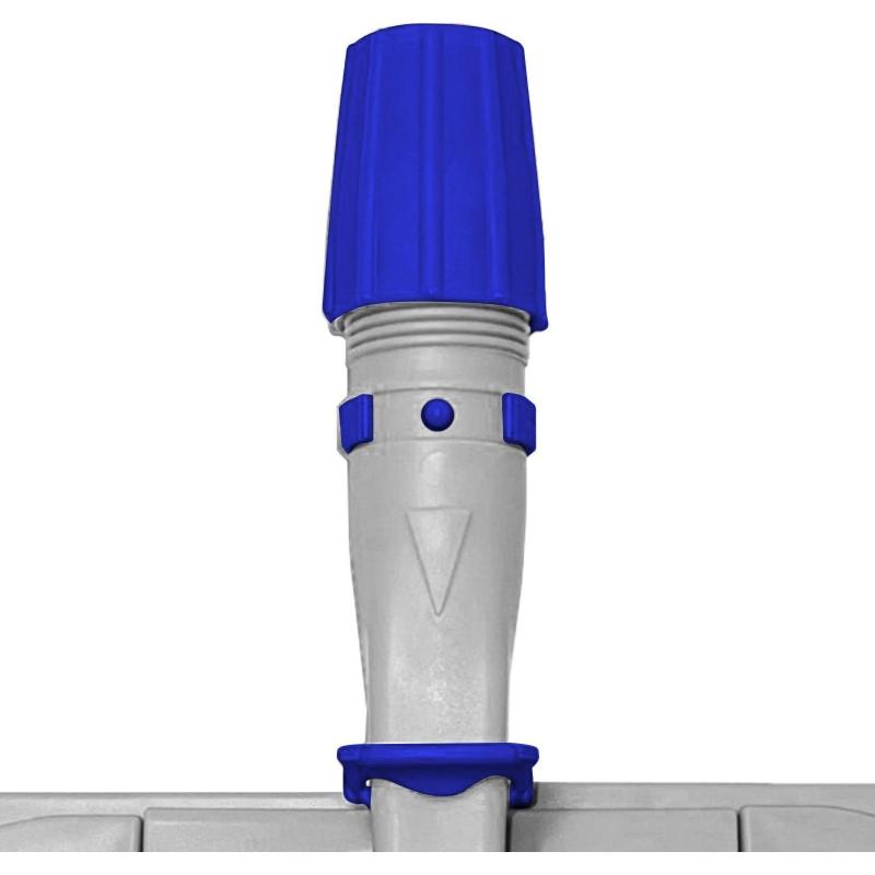 Держатель МОПа универс/зажимы, пластик LuscanProf  50х11см, серый/синий