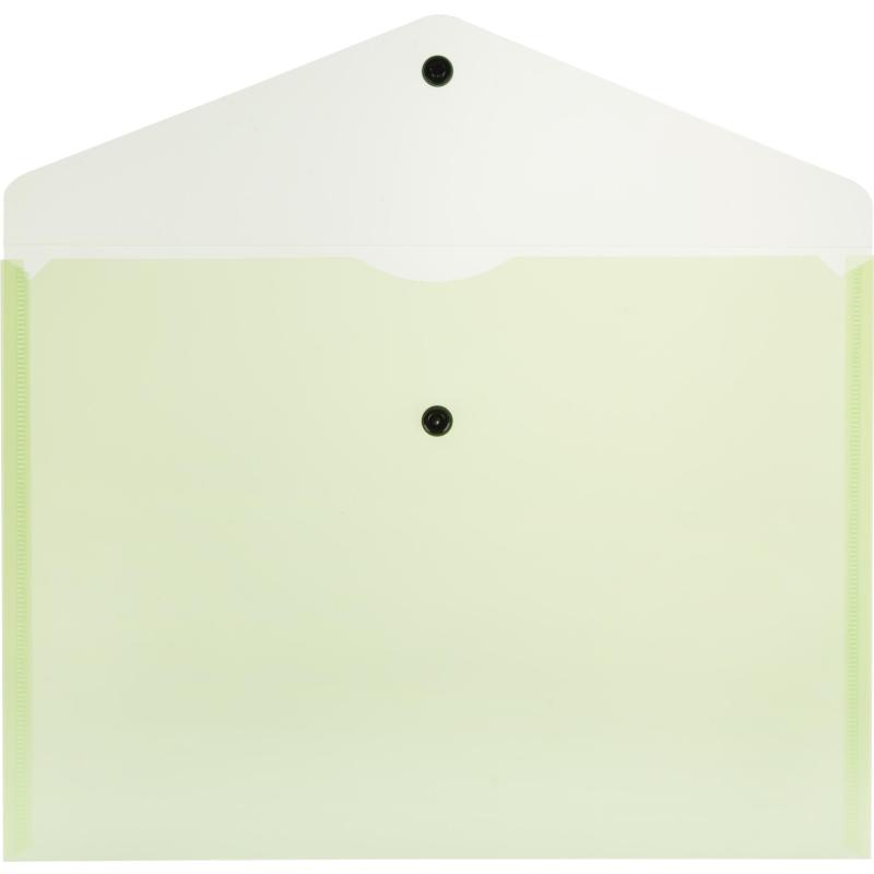 Папка-конверт на кнопке Attache Neon А4 180мкм 8шт/уп оранж,жлт,салат,роз