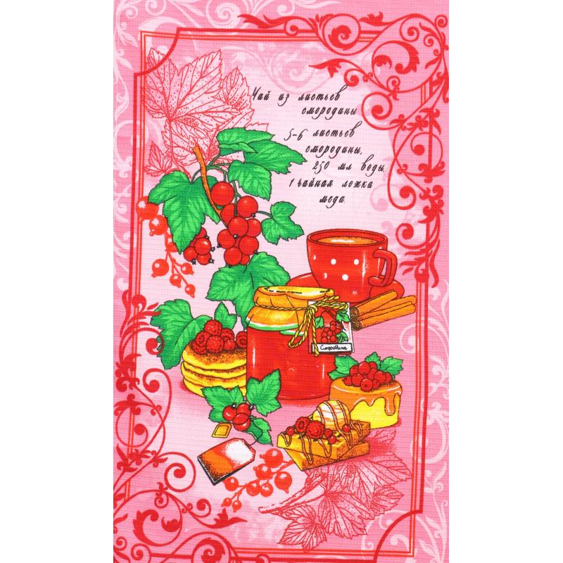 Набор полотенец 35х60- 4 шт., вафля 160 гр/м2, Русский стол микс