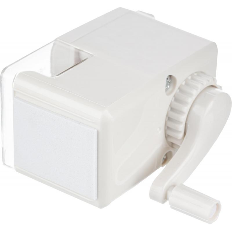 Точилка механическая Attache Economy, 8 мм, фиксация карандаша, белая