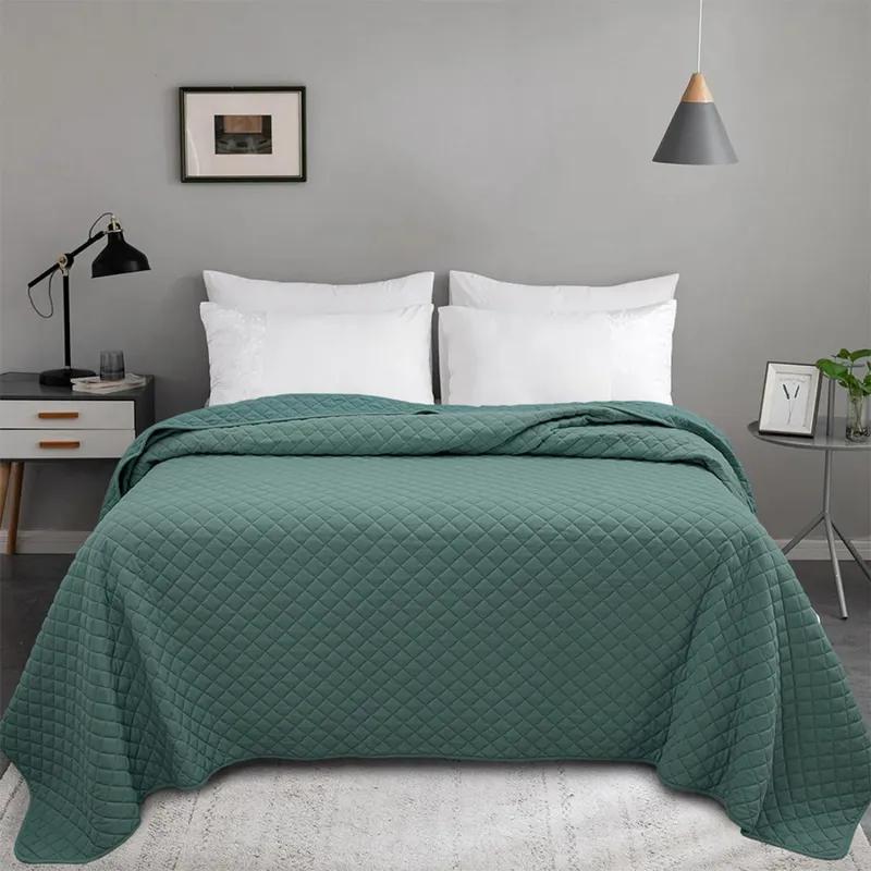 Покрывало 180х220 Теодора зеленый,161495