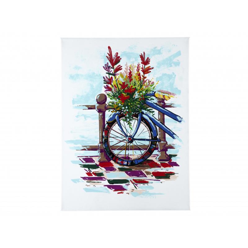 Маркер акриловый двусторонний 3D Edding 5400/927. Цвет Желто-зеленый