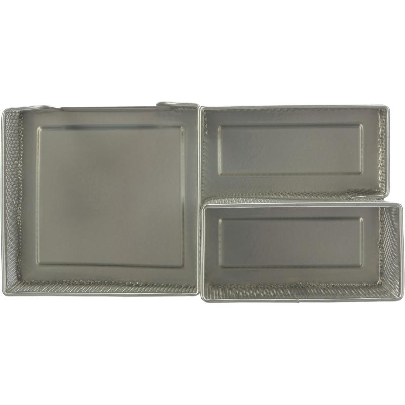 Подставка-органайзер для канц принадлежностей Attache серебр 185x93x102мм