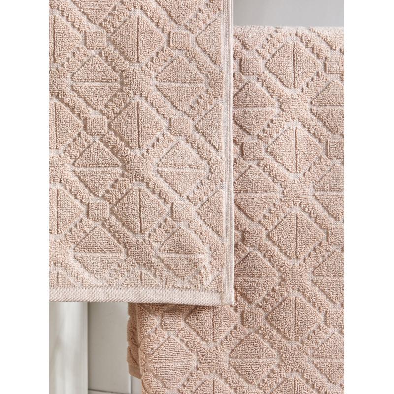 Набор полотенец махровых для рук 5080 см, 500 г/м2, Кремовый 2шт