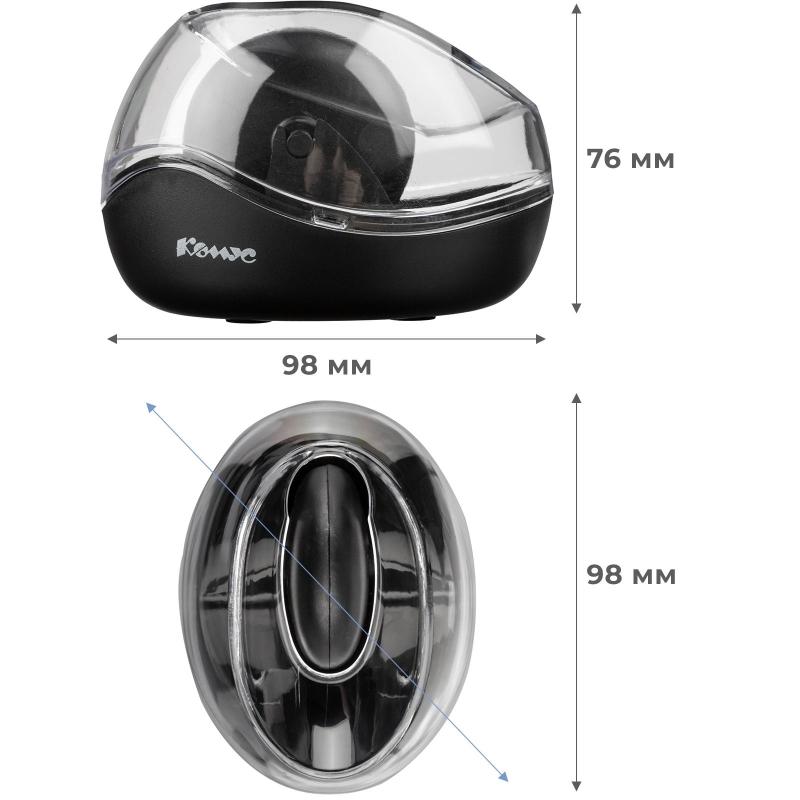 Скрепочница магнитная Комус 200107 с вращающимся колесиком