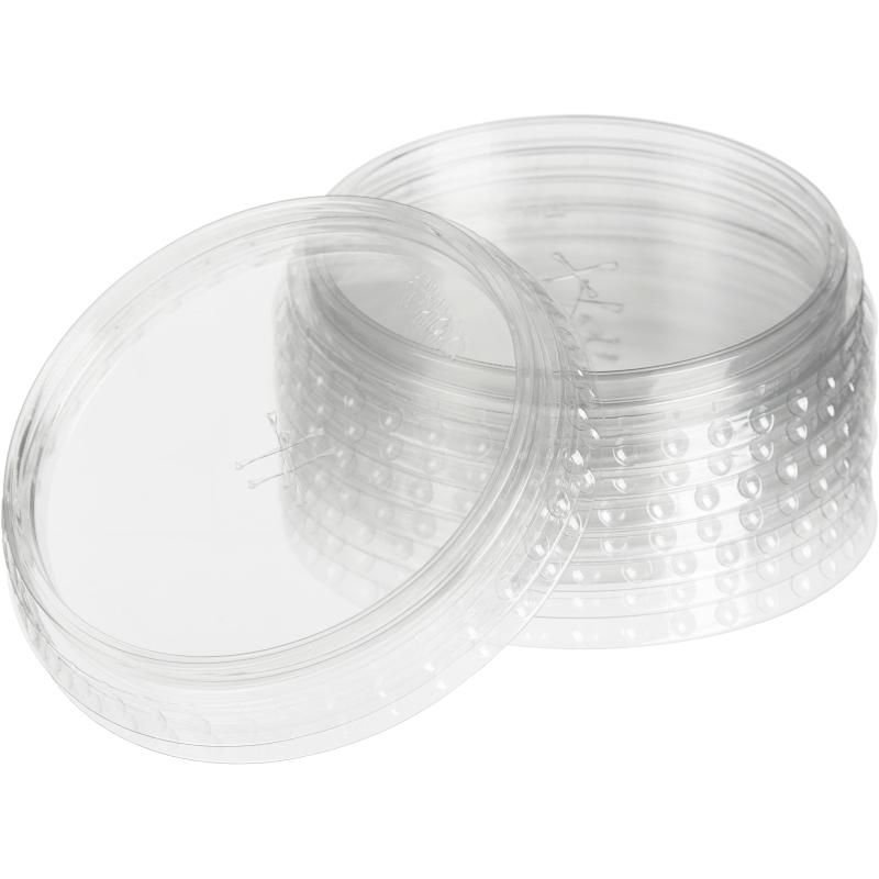 Крышка для стакана d95мм плоская с отверстием ПЭТ 1000шт/кор