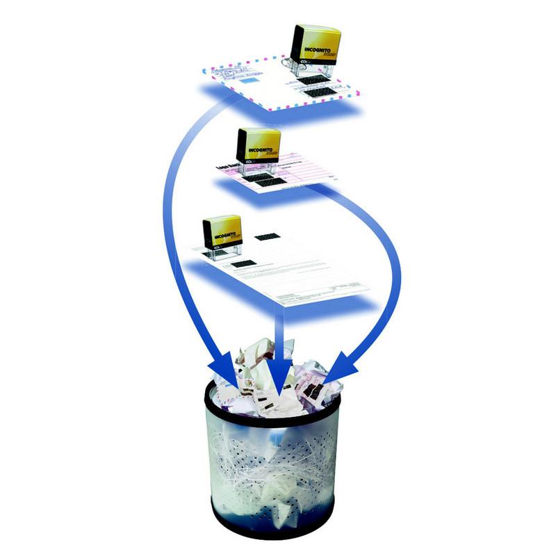 Штамп стандартный скрыв.текст *-ИНКОГНИТО Printer 30/L Incognito 47х18мм Co