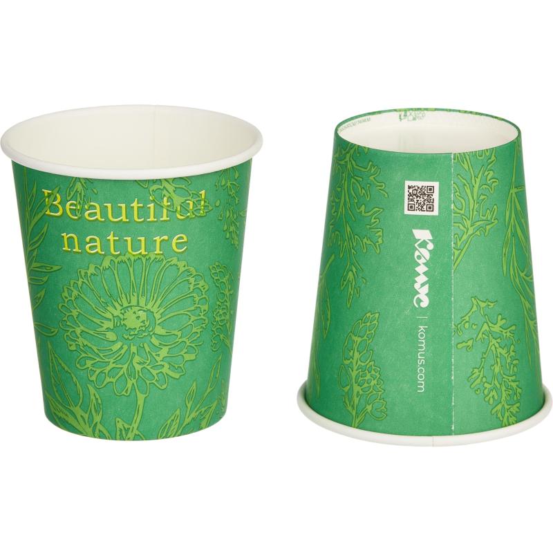 Стакан одноразовый бум 1 сл. 250 мл d-80мм ЭКО 50шт/уп