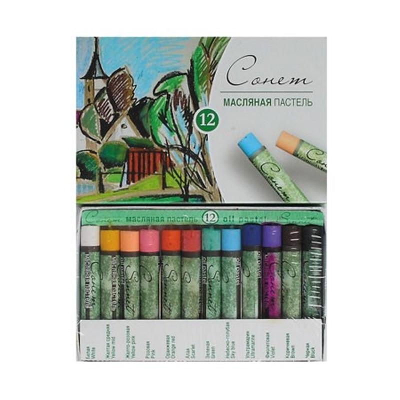 Пастель масляная Сонет 12цв 7041155