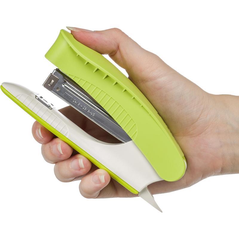 Степлер Комус PSG2425 (№24/6-26/6) до 25 лист., пластик, зеленый