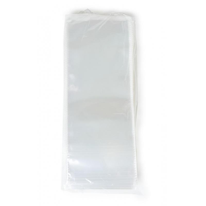 Пакет БОПП 100х250 мм (донная складка 40+40) 35 мкм 100 шт/уп