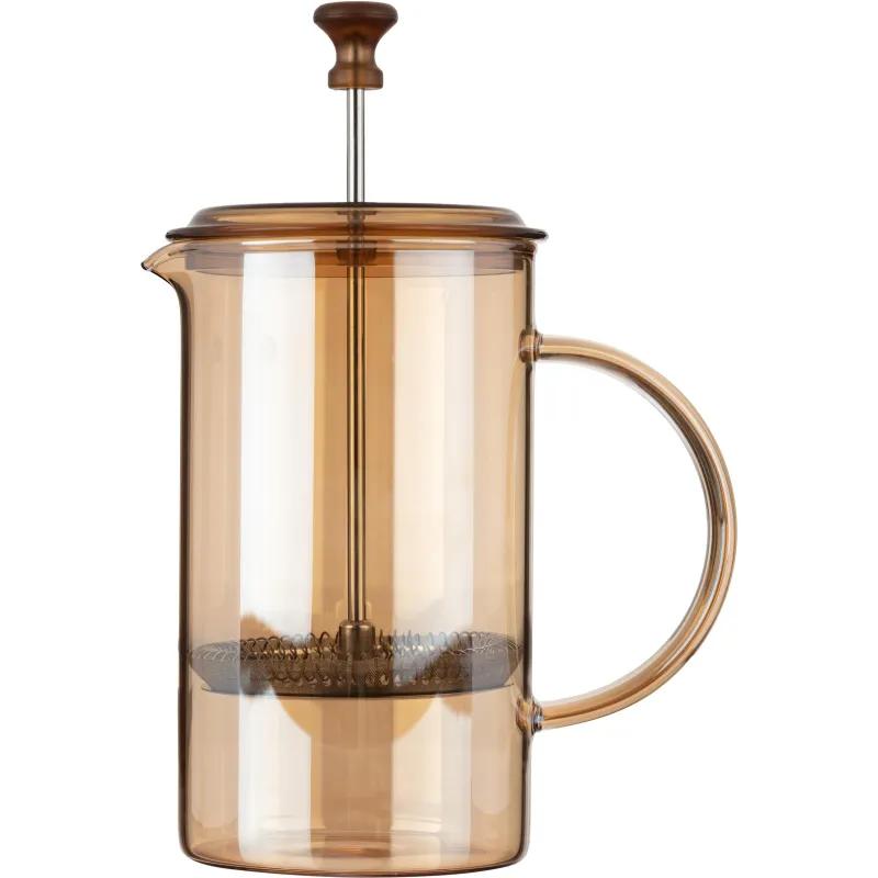 Френч-пресс 600мл. Гоуджекит АБС-пластик, боросиликат. стекл с покр,нерж ст