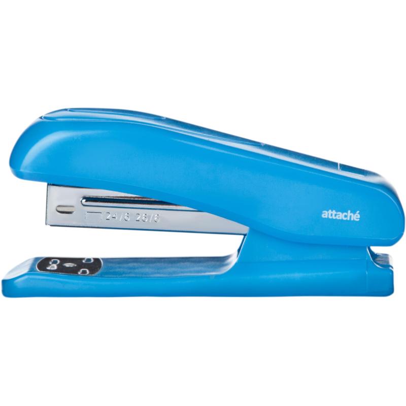 Степлер Attache до 25 листов, 24/6, 26/6, пласиковый корпус, синий