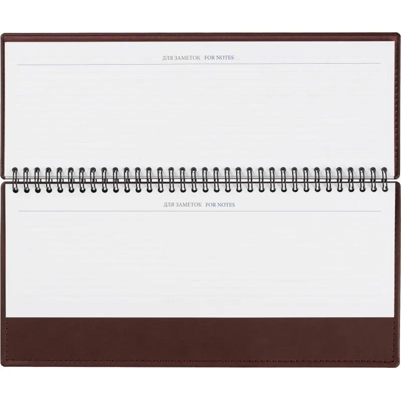 Планинг датированный 2026, бордо 303х150 мм, 120 стр, АТТАСНЕ Вива