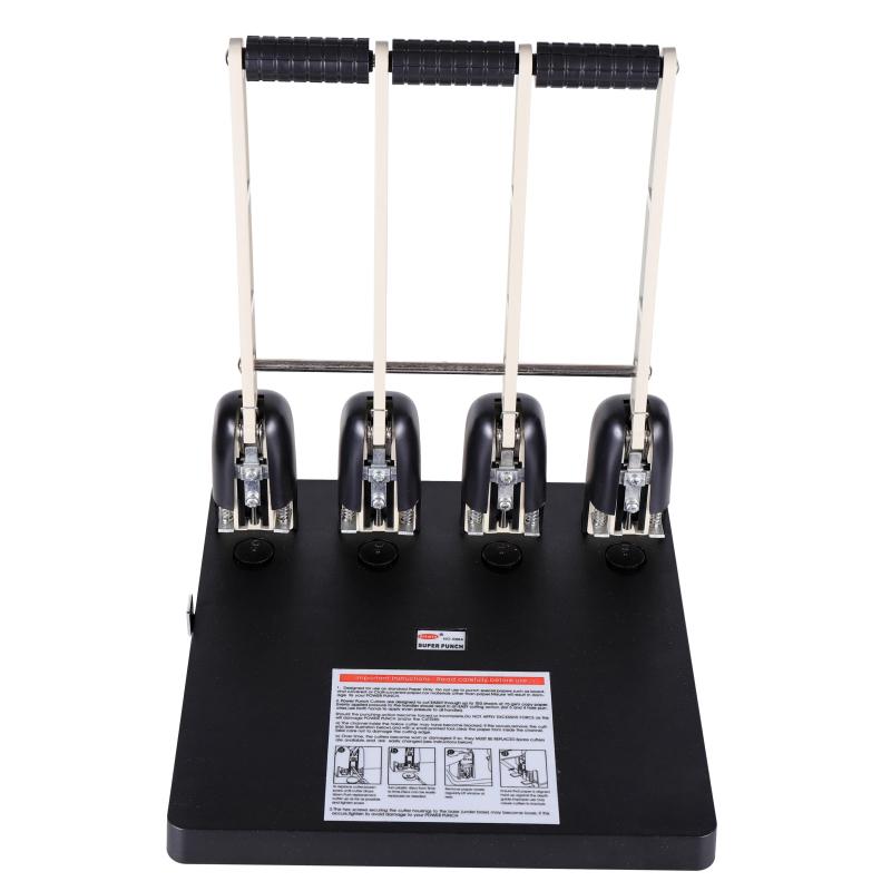 Дырокол Attache мощный на 4 отверстия до 150 листов