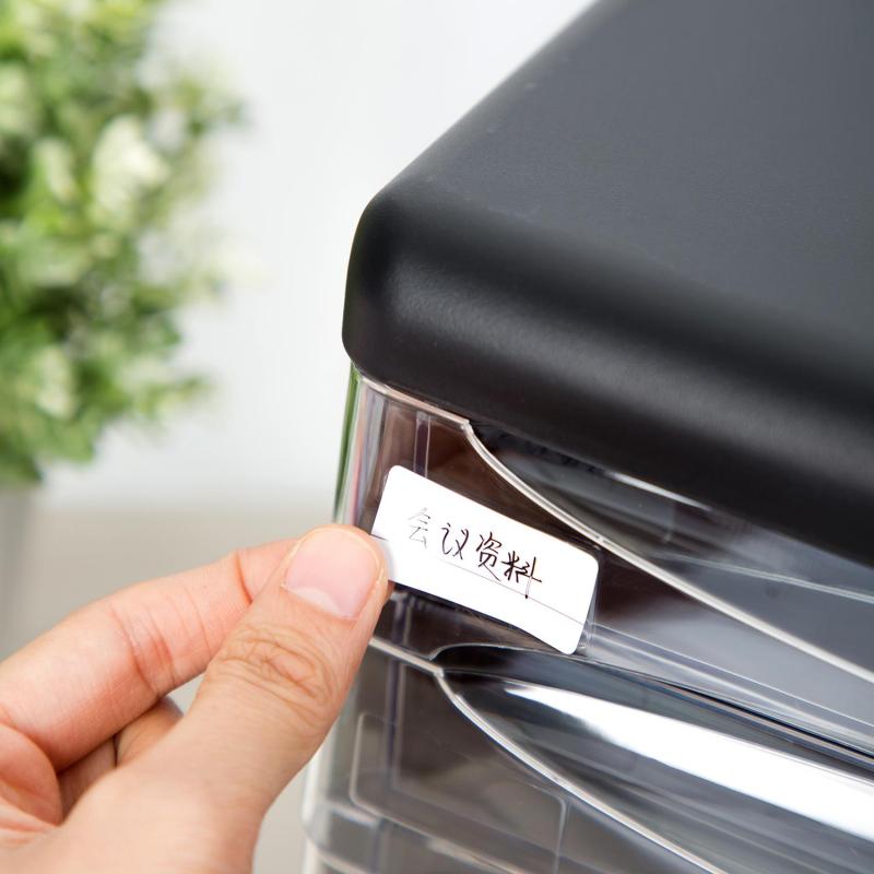 Бокс с выдвижными лотками Deli E9795Bl 5 выдвижн лотков с замком черный