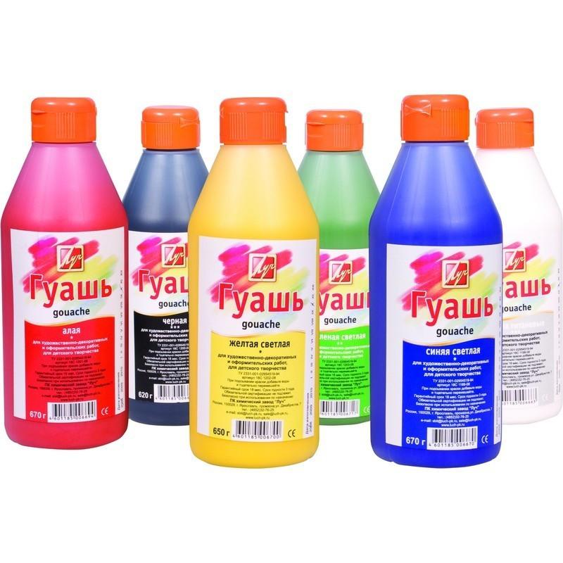 Гуашь Луч белила титановые 500мл 18С 1198-08