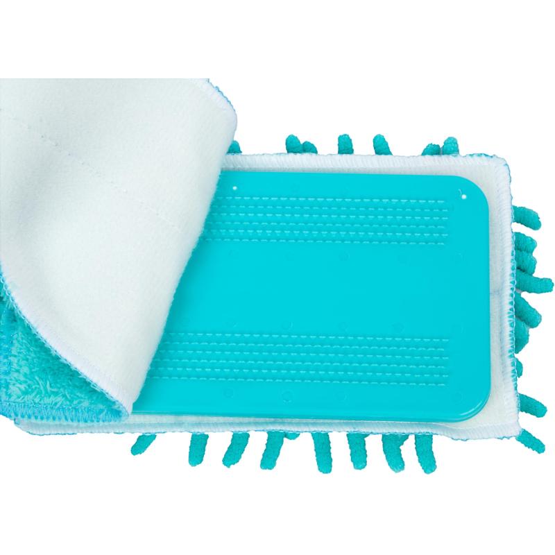 Швабра двухсторонняя д/сух и влажн уборки телескоп ручка 75-130см HD1051AC